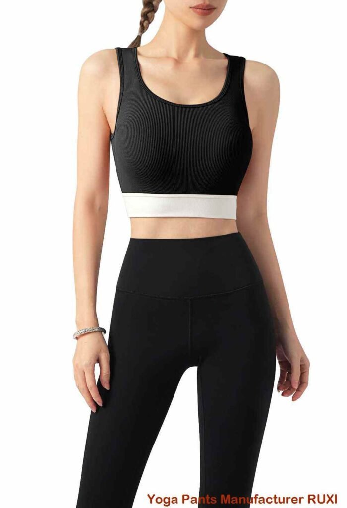 леггинсы для спортзала с рюшами