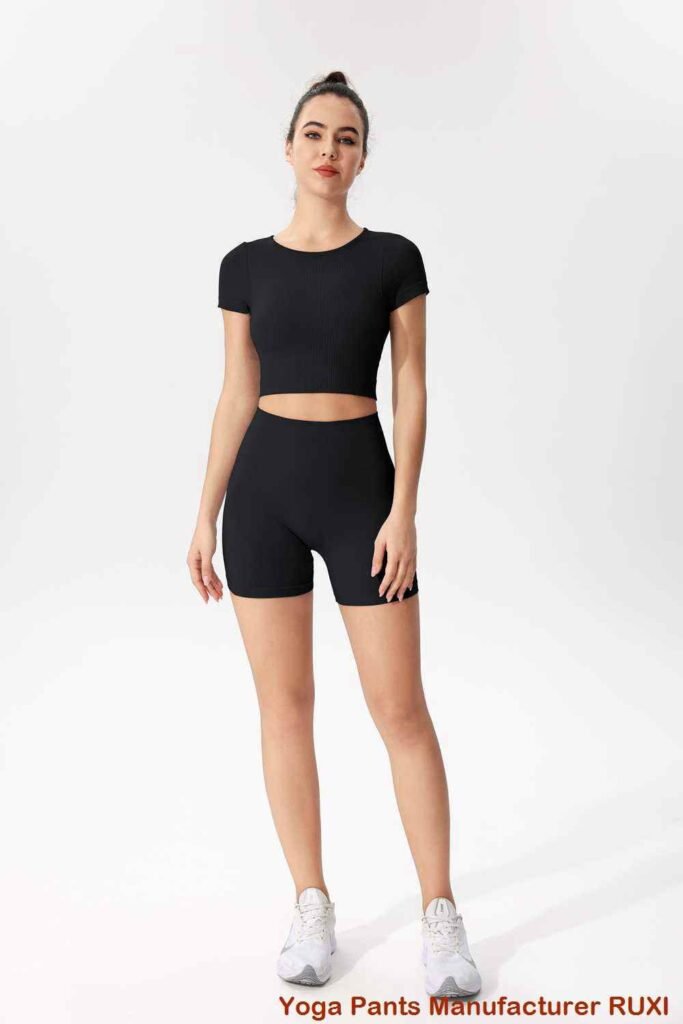 длинный топ для йоги RUXI tj724